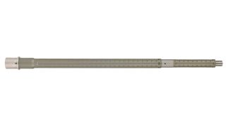18" .223 Wylde SPR Stainless Steel Rifle Length AR 15 Barrel Bomber Fluted, Cerakote Green