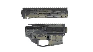 Black Multicam Cerakote Enhanced Upper and Lower with 9” Logic Set