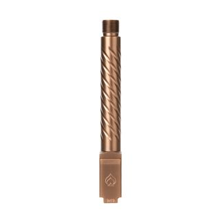 Glock 17 Gen 3-4 Threaded PVD Copper Spiral fluted Premium Series