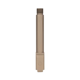 Glock 19 Gen 3-5 1/2x28" Threaded PVD FDE Non-fluted Premium Series