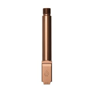 Glock 19 Gen3-5 1/2x28" Threaded PVD Copper Non-Fluted Premium Series
